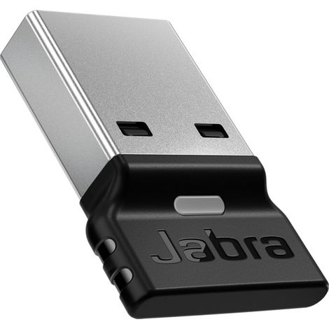 Adattatore Bluetooth USB Jabra Link 390, portata 30 m, colore nero.