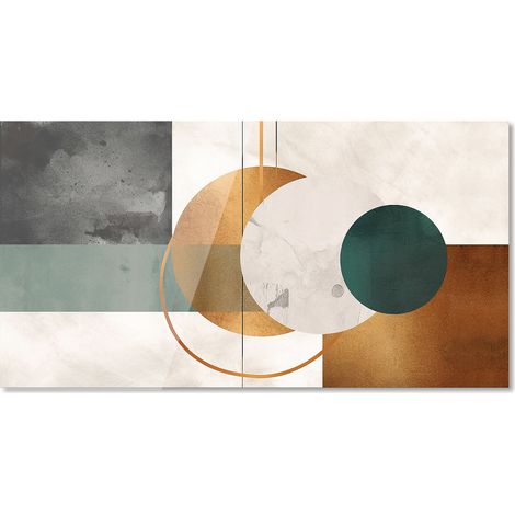 Lupia Quadro Moderno Stampa su Vetro Temperato MINIMALISM 73x139 cm, Alta Definizione e Lucentezza di Colori, Design Elegante per Soggiorno, Camera, Ufficio (1/4)