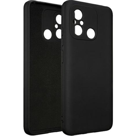 Funda de silicona Beline para Xiaomi 12C, color negro. (1/3)
