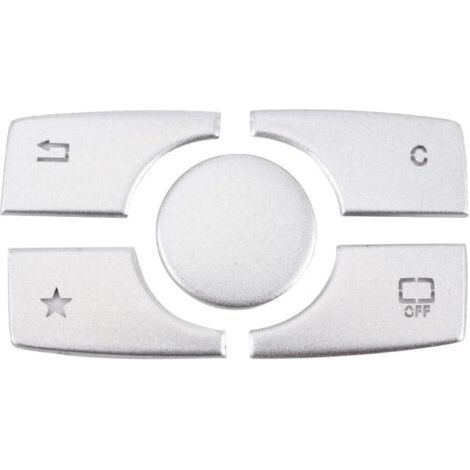 Adhesivos de aleación de aluminio para el embellecedor de los botones multimedia, aptos para Mercedes Benz ML GL clase 2015-2019. (1/5)