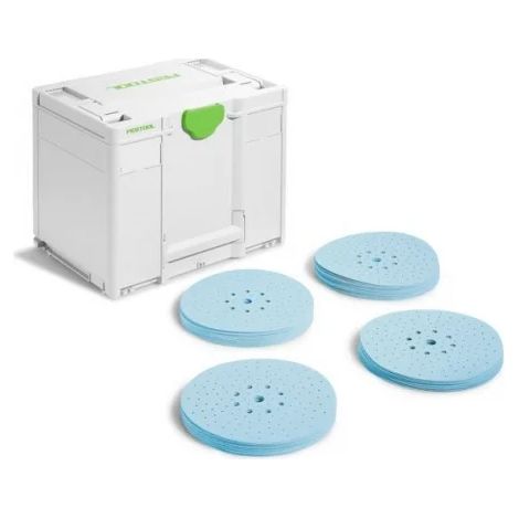 Festool SYS-STF D225 GR-Set Kit abrasivi Granat 225 mm in Systainer 100 Pz. (1/5)