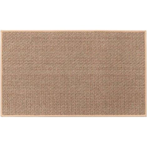 Küchenmatte - Waschbare, rutschfeste Spülbeckenmatte aus Gummi, Jute-Farbe (1 Stück, 44 x 75 cm) (1/5)
