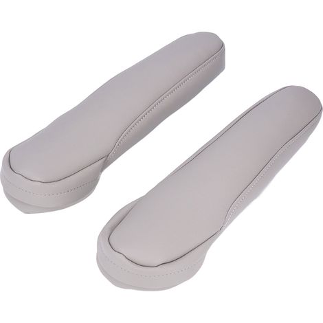 2 housses d'accoudoirs de siège en cuir, pièces détachées intérieures pour voiture, grises, pour Odyssey 2004-2014 (1/5)