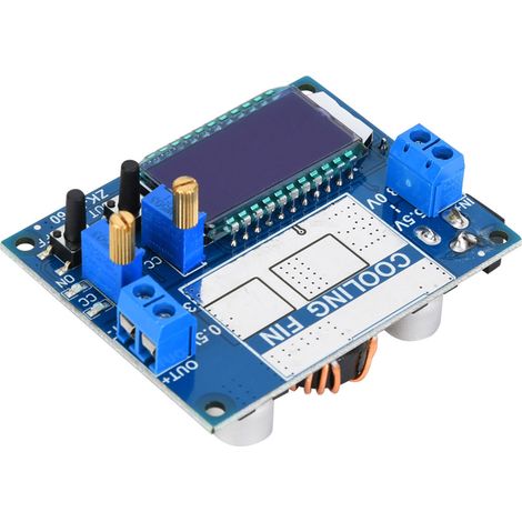 Module convertisseur d'alimentation CC élévateur/abaisseur réglable 5,5-30 V vers 0,5-30 V avec écran LCD (1/5)