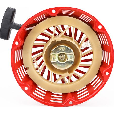 Lanceur à rappel de remplacement pour GX390, GX340, GX610 et 188f. Assemblage rouge. Excellente qualité de fabrication, installation et retrait faciles. (1/5)
