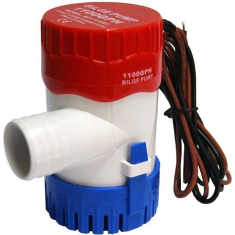 Tauchpumpe 1100 GPH vollständig Unterwasser, für Boot, 12 V, Ballastwasserpumpe für Fischereiboot, Yacht, Wohnmobil oder Marineboot