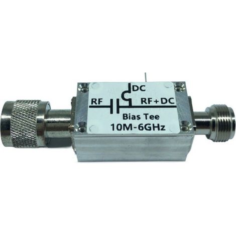 Bias Tee 10MHz-6GHz N-type high-power digital feeder RF DC blocking bias feeder (1/4)