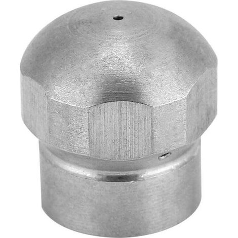 Pipe Cleaning Nozzle with G 1/8" Thread Pipe Cleaning Nozzle Sewer Drain Nozzle for Pressure Washer Hose (1/4)