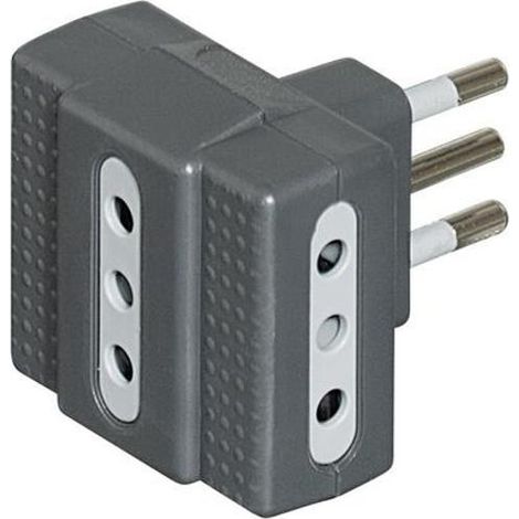 Bticino S3603G adattatore per presa di corrente Antracite