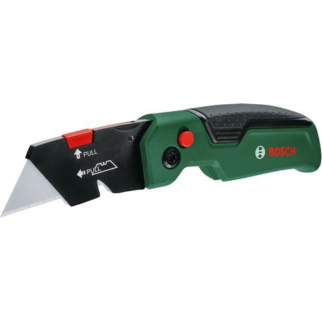Set de cutter à lame pliante (acier inoxydable  ouverture rapide  changement de lame rapide  clip de fixation à la ceinture  13 lames  sac de rangement) (1/5)