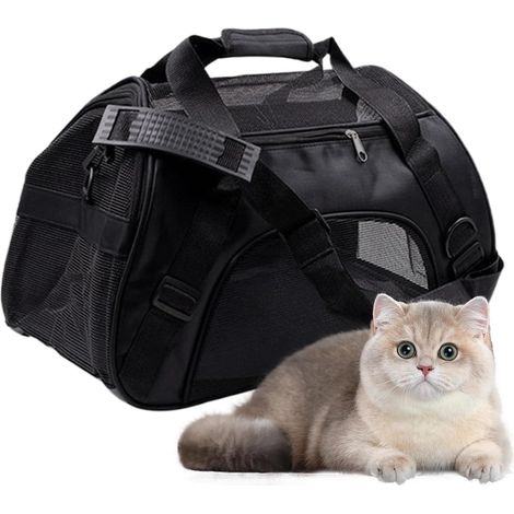 Cage De Transport Pour Animaux De Compagnie avec Housse à (1/5)