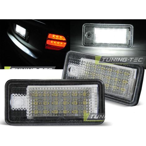 Paire feux de plaque Audi A3 / A4 / A6 / Q7 Led Canbus-31936986