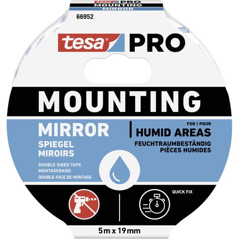 Montageband Mounting PRO Spiegel 66952 weiß L.5m B.19mm TESA (1/3)