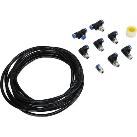 Kit 10 pièces raccords turbo pour aspirateur 180psi flexible léger résistant anti-pincement remplacement Supra bleu (1/5)