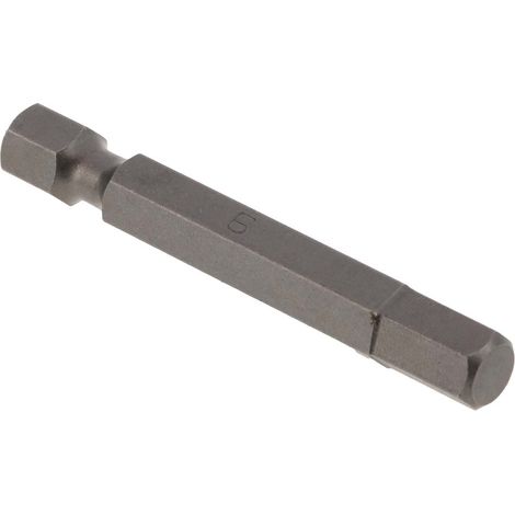 Rs Pro – Embout de vissage hexagonal 6mm – Acier chrome molybdène – Pour vis à six pans creux – Pack de 5 embouts (1/2)