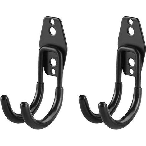 Lot de 2 crochets robustes pour charges lourdes, jolis crochets de suspension, crochets muraux pratiques pour garage