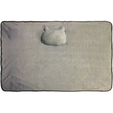 USB heated knee blanket (11572cm) Flannel heated foot warmer Body warmer Shawl Electric blanket, (grey)