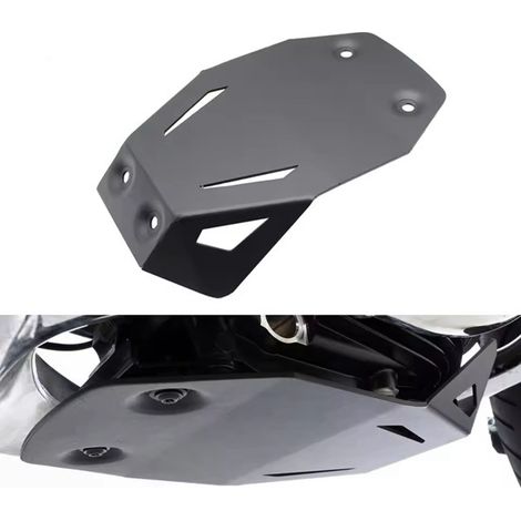1. Color: Black Material: Metal Engine guard, chassis cover and accessories for motorcycles.--DTEKGAZ