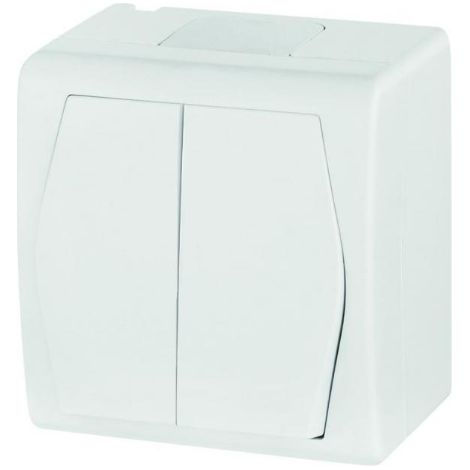 Interruttore ermetico Hermes2 10A IP44 bianco 1002-00