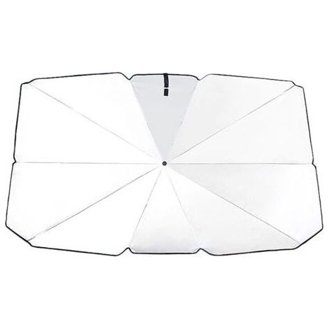 Parapluie Pare-Soleil Pliable pour Pare-Brise de Voiture – Matériau réfléchissant 99 de Protection Solaire Parapluie Pare-Soleil – 14080CM