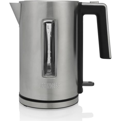 Hervidor Princess 236046 Negro Plateado Acero Inoxidable 1,7 L (1/4)