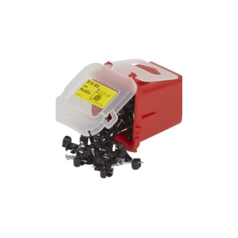 Attache Multifix - diamètre de câble 5 à 7 mm - noir, sachet de 100 pièces