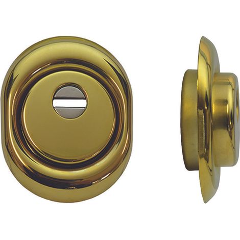 DEFENDER MONOLITO OTTONE PVD A VITE PER CILINDRO EUROPEO H 25 DISEC