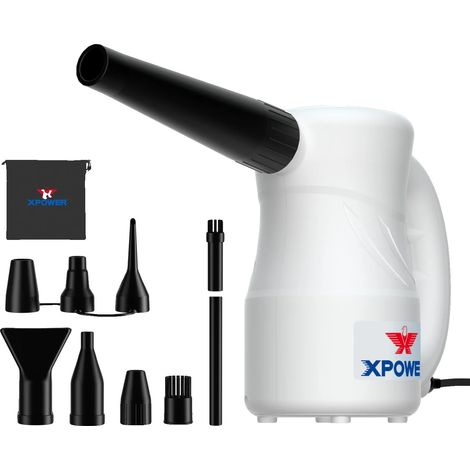Soplador de aire, potente flujo de aire, accesorios multiusos, A-2S BLANCO, UE (1/2)