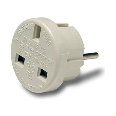 FPLUS adaptador europeo-ingles (ref.5041) , Adaptaor para aparatos ingleses en europa