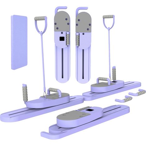 Planche de Pilates, Design Détachable, Accessoires Multifonctionnels, VIOLET (1/2)