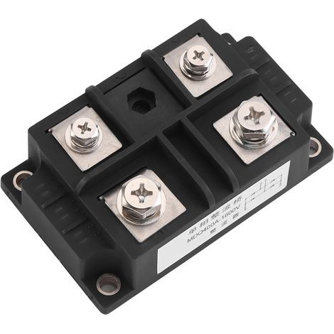 Redresseur Pont de Diodes Monophasé 400A 1600V, 4 Bornes Haute Puissance (1/5)