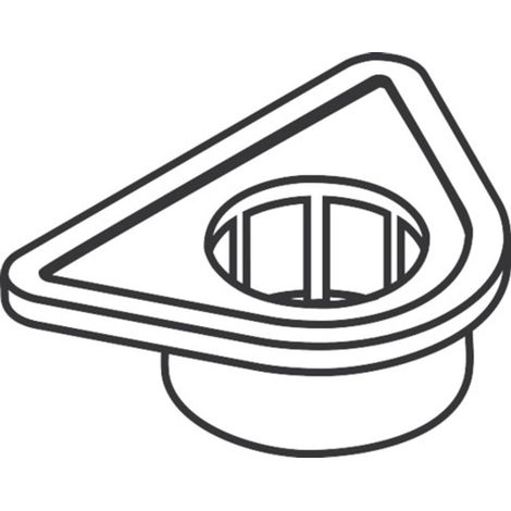 Hansgrohe HG Piastra di fissaggio miscelatore lavello, 97523000