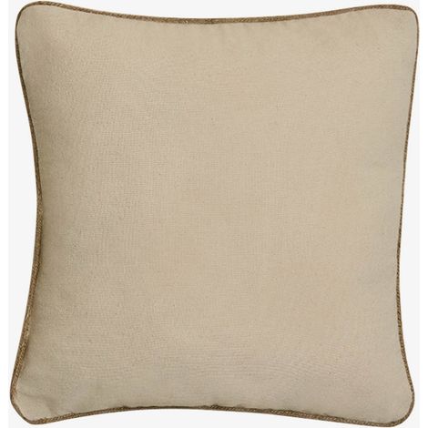 Coussin carré en coton (40x40 cm) Nurmel SKLUM Crème Cannoli (1/5)