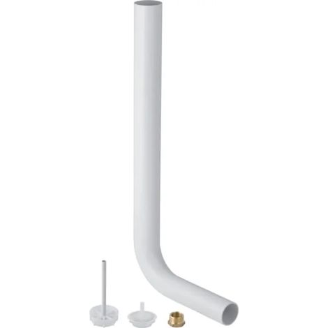 Geberit set curva di risciacquo 90° con inserto strozzatore e riduzione: d=50mm, bianco alpino, 115367111