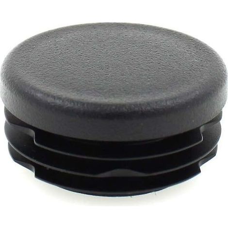 16 Stück - Gerippte runde Kappen für rohrförmige Möbelbeine, Tische und Stühle (30 mm) von [Energieklasse A] (1/5)