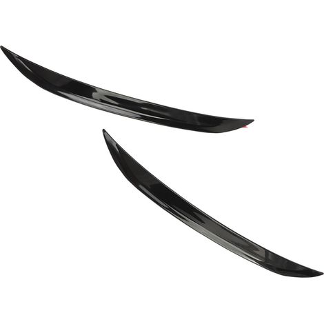 Jantes Protection Moulure Passage de Roue Noir Brillant Bandeau Anti-Rayure Garniture Aile Universelle Voiture 33,5cm (1/5)