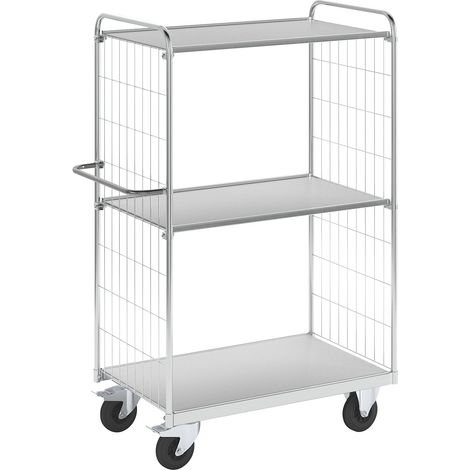 Kongamek, Chariot à tablettes polyvalent, avec 3 tablettes, (1/5)
