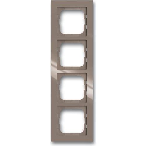 Cornice per interruttore Busch-Jaeger 1754-0-4449 senza viti grigio