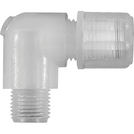 Riegler Winkel-Einschraubverschraubung G 1/8 a., f Schlauch 8/10 mm, PFA (1/3)