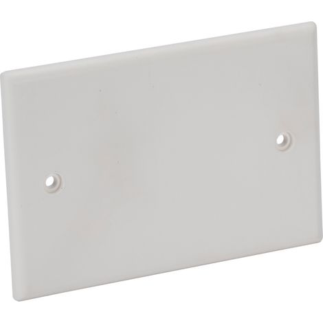 Coperchi da incasso per scatola rettangolare 3 moduli, bianco