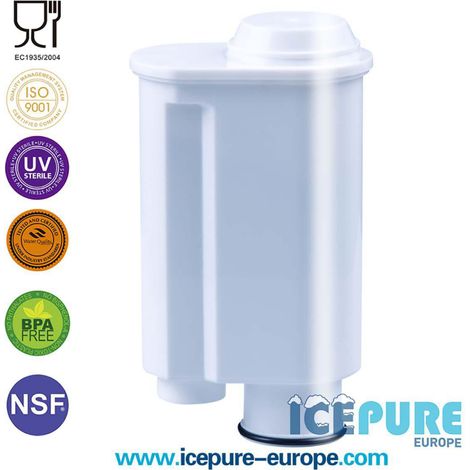 Filtre à eau Icepure CMF005, pièce de rechange pour machine à café Saeco et Philips. (1/3)