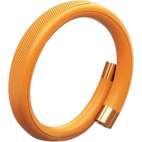 Bracelet anti-moustiques orange pour jardin extérieur (1/5)