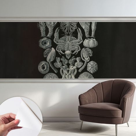Tapete Selbstklebend - Fototapete mit Motiv - Wandtapete modern - Wanddeko Unterwasserformen 250x104 cm (1/5)