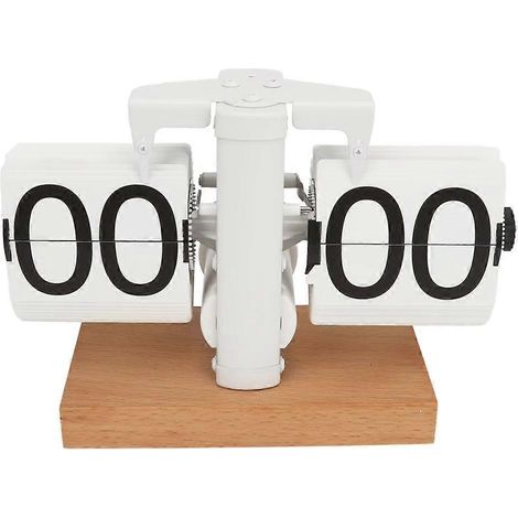 Horloge numérique à affichage automatique, horloge de bureau à affichage automatique, horloge minimaliste vintage pour la maison ou le bureau. (1/5)