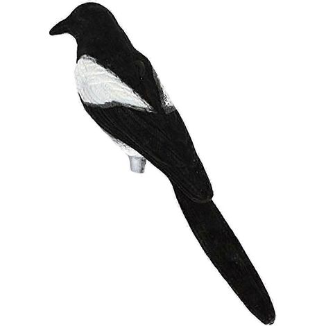 Leurre à pie pour effrayer les oiseaux  Répulsif anti-oiseaux pour lutter contre les nuisibles du jardin  Piège à appâts de chasse (1/5)