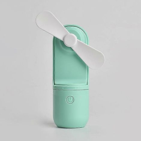 Mini ventilateur portable, mini-ventilateur capsule ultra silencieux, pliable et rechargeable par USB. (1/5)