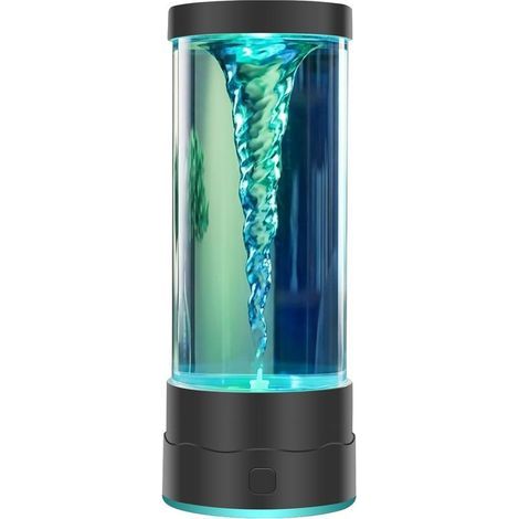 Veilleuse LED Tornade USB multicolore à ambiance changeante - Lampe de décoration créative pour la maison