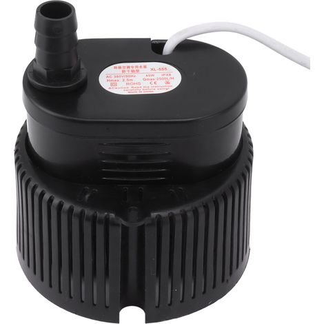 Pompe submersible 45 W 380 V, faible niveau sonore, débit stable, boîtier en plastique, idéale pour les fontaines de jardin, aquariums et fontaines. (1/5)