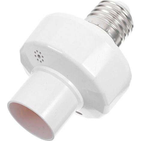 Kindfiber OÜ-Douille Détecteur de Mouvement E27 Contrôle de Délai Intelligent, Culot de Douille en Alliage Abs Zinc, Compatible Lampes LED pour Garage et Bureau (1/5)