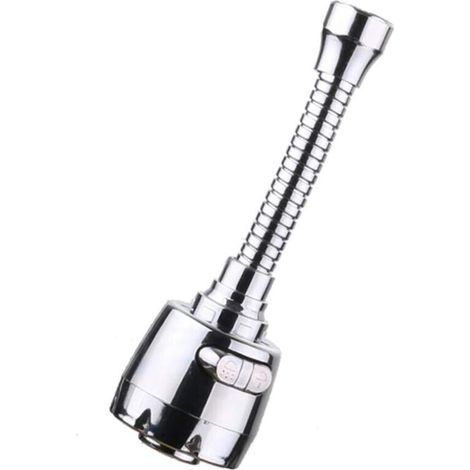 Bec de et de cuisine avec tuyau pivotant à 360 degrés deux voies de bec ensemble d'extension de pulvérisation accessoires de et